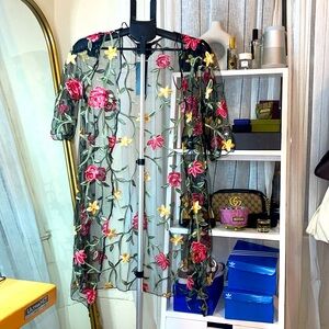 Liv Los Angeles Embroidered Kimono